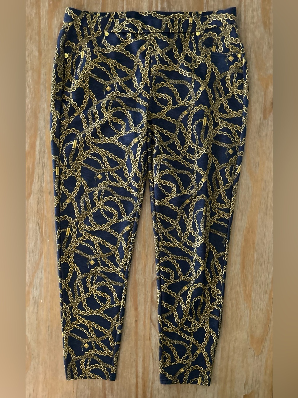 Michael Kors Stretch Chain Glitz Leggings - Picture 3 of 8